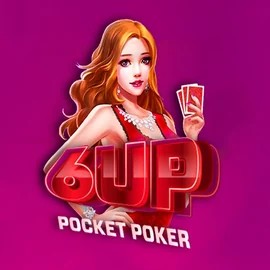 Logo of 6 Up Pocket Poker from FlipLuck at Punterz Casino