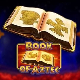 Logo of Book of Aztec from Amatic Industries at Punterz Casino