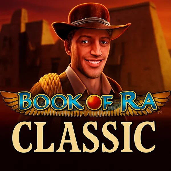 Book of Ra Classic casino game by Novomatic – featured logo at Punterz Casino