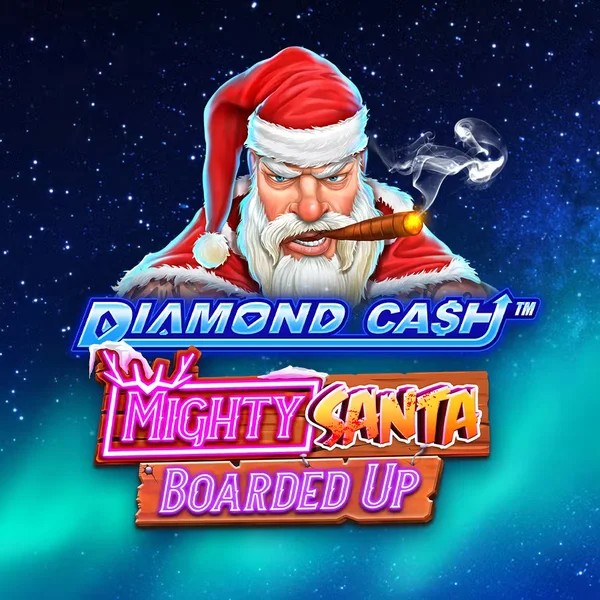 Try Diamond Cash Mighty Santa Boarded Up slot by Greentube on punterzs.com – logo image