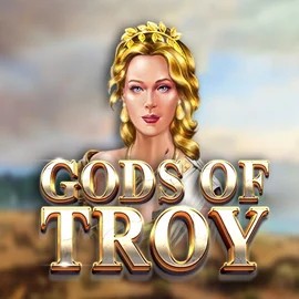 Gods of Troy slot logo by Red Tiger Gaming at Punterz Casino