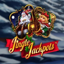 Jingle Jackpots slot logo by Dragon Gaming at Punterz CasinoJingle Jackpots