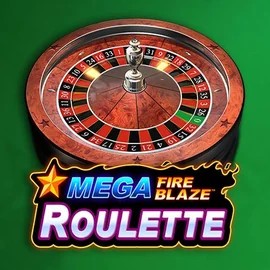 Mega Fire Blaze Roulette logo – Table Games by Playtech at Punterz Casino
