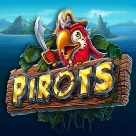 Pirots slot logo by ELK Studios at Punterz CasinoPirots