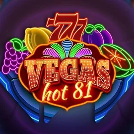 Vegas Hot 81 slot logo by Wazdan at Punterz Casino